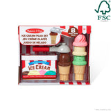 Scoop & Stack Ice Cream Cone Magnetic Play Set X6