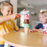 Scoop & Stack Ice Cream Cone Magnetic Play Set X6