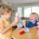 Scoop & Stack Ice Cream Cone Magnetic Play Set X6