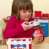 Scoop & Stack Ice Cream Cone Magnetic Play Set X6