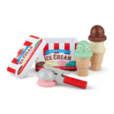Scoop & Stack Ice Cream Cone Magnetic Play Set X6