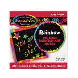 Scratch Art Rainbow Mini Notes _Box of 125 M1