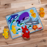 Sea Creatures Chunky Puzzle - 7 Pieces Y5
