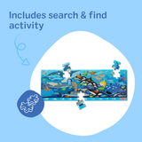 Search & Find Beneath the Waves Floor Puzzle - 48 Pieces J1