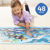 Search & Find Beneath the Waves Floor Puzzle - 48 Pieces J1