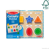Shapes Chunky Puzzle - 8 Pieces Q5