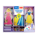 Sleeping Beauty & Snow White Wooden Magnetic Dress-Up U8