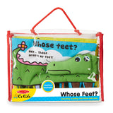 Soft Activity Book - Whose Feet? I6
