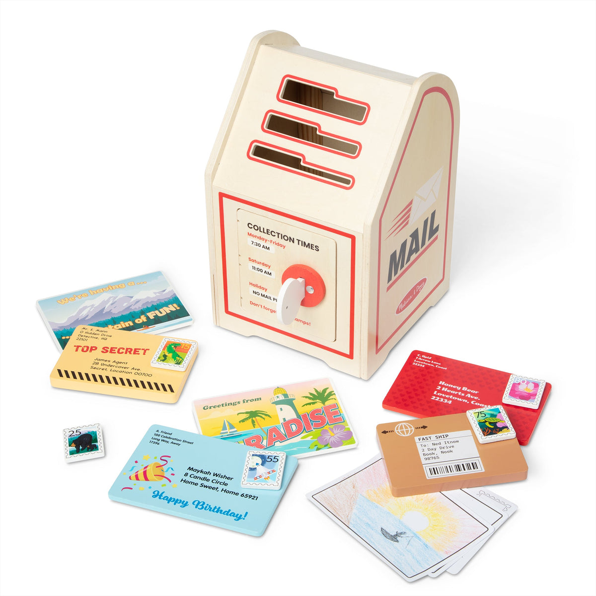 Stamp and Sort Mailbox Play Set R5