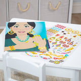 Sticker Pad - Jewelry & Nails Glitter Collection F1