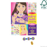 Sticker Pad - Jewelry & Nails Glitter Collection U2