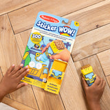 Sticker WOW!™ Bulldozer Bundle: Activity Pad & Sticker Stamper + Mini Activity Pad and 200 Refill Stickers Q7