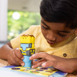 Sticker WOW!™ Bulldozer Bundle: Activity Pad & Sticker Stamper + Mini Activity Pad and 200 Refill Stickers Q7