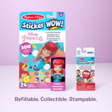 Sticker WOW!™ Disney Ariel Bundle: Activity Pad & Sticker Stamper + Mini Activity Pad and 200 Refill Stickers R4