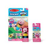Sticker WOW!™ Ice Cream Bundle: Activity Pad & Sticker Stamper + Mini Activity Pad and 200 Refill Stickers R0