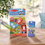 Sticker WOW!™ Tiger Bundle: Activity Pad & Sticker Stamper + Mini Activity Pad and 200 Refill Stickers G5