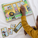 The Wheels on the Bus Song Puzzle - 6 Pieces H8