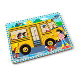 The Wheels on the Bus Song Puzzle - 6 Pieces Q1