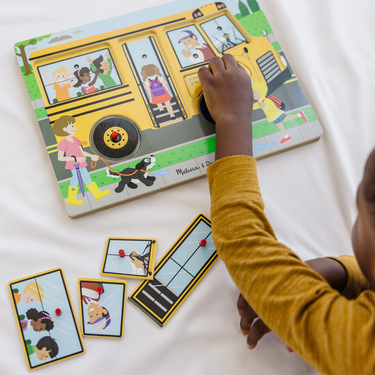 The Wheels on the Bus Song Puzzle - 6 Pieces Q1