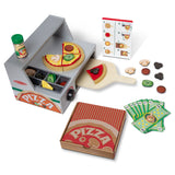 Top & Bake Pizza Counter - Wooden Play Food T7