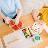Top & Bake Pizza Counter - Wooden Play Food T7