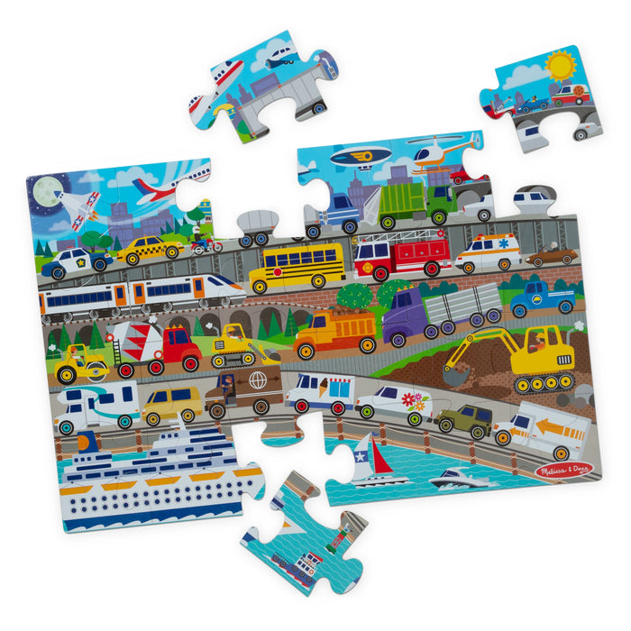 Traffic Jam Floor Puzzle - 24 Pieces P5
