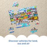 Traffic Jam Floor Puzzle - 24 Pieces P5