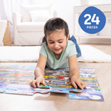 Traffic Jam Floor Puzzle - 24 Pieces P5