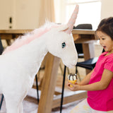 Unicorn Lifelike Plush Stuffed Animal I6