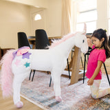 Unicorn Lifelike Plush Stuffed Animal I6