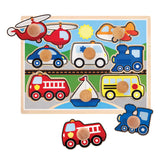 Vehicles Jumbo Knob Puzzle - 8 pieces G4
