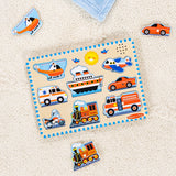 Vehicles Sound Puzzle - 8 Pieces F4