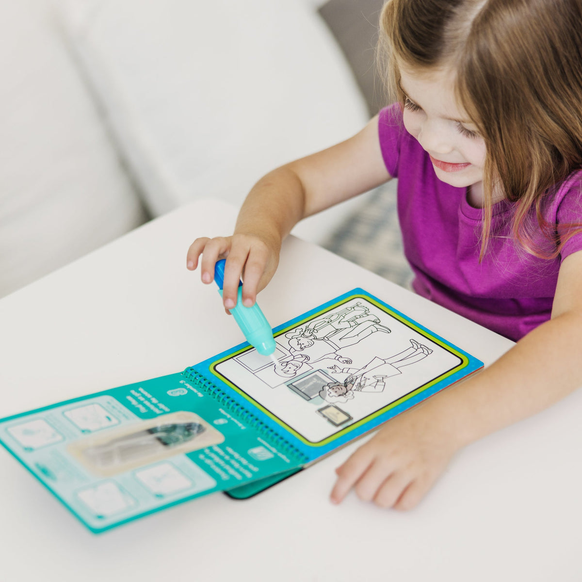 Water Wow! Occupations - Water Reveal Pad On the Go Travel Activity K0