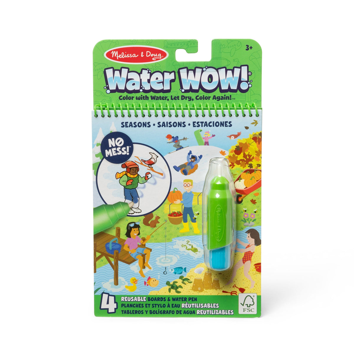 Water WOW! Water-Reveal Pad - Seasons P6