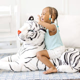 White Tiger Giant Stuffed Animal O2