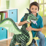 Winged Dragon Lifelike Plush Stuffed Animal X2
