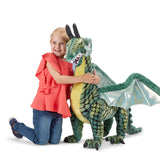 Winged Dragon Lifelike Plush Stuffed Animal X2