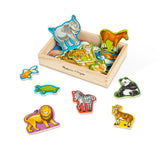 Wooden Animal Magnets I2