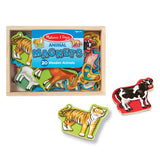 Wooden Animal Magnets X7