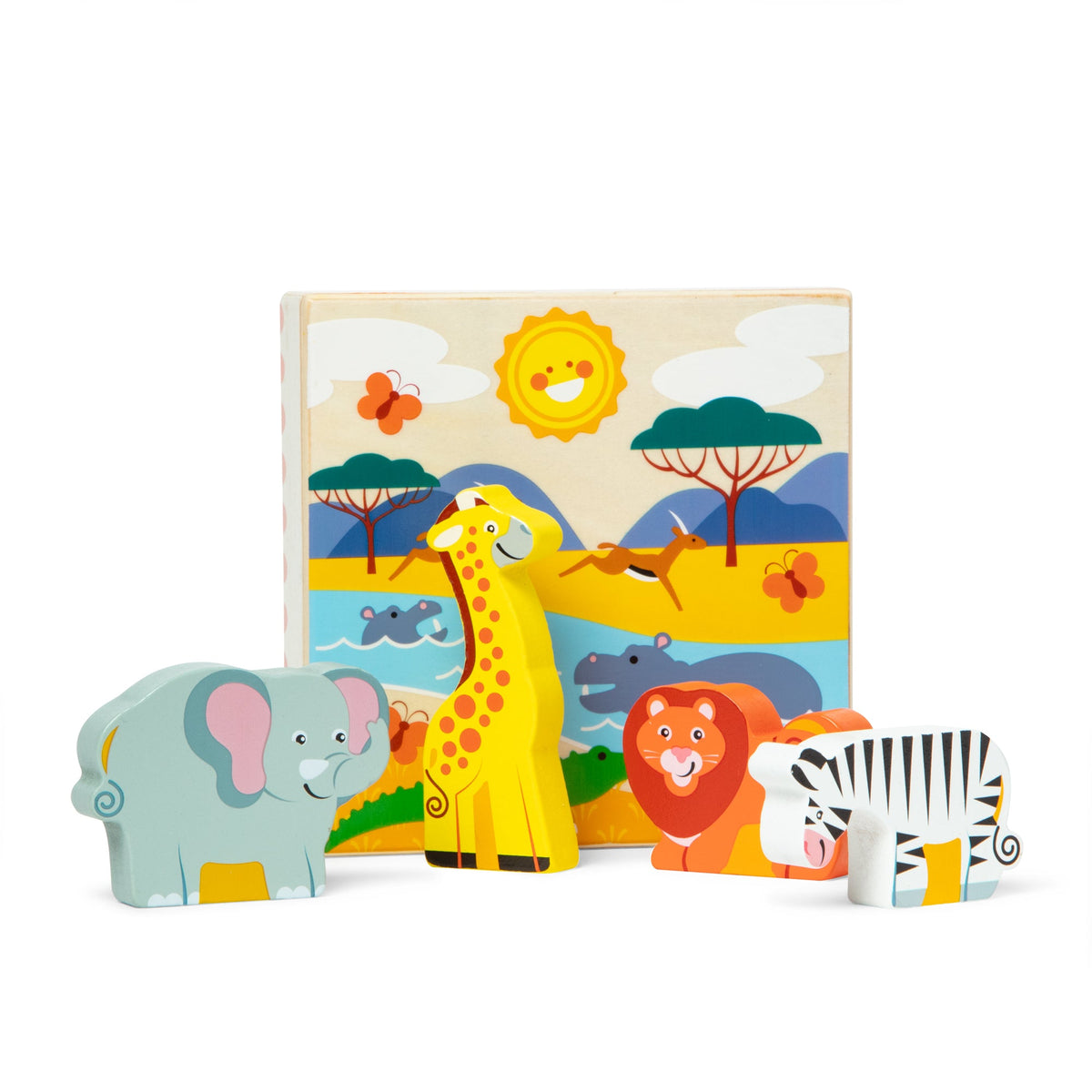 Wooden Animal Matching - Safari S4
