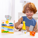 Wooden Animal Matching - Safari S4