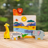 Wooden Animal Matching - Safari S4