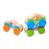 Wooden Animal Stacking Cars A1