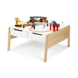 Wooden Art & Activity Table with Bins O9
