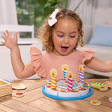 Wooden Birthday Cake Play Set H0