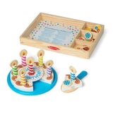 Wooden Birthday Cake Play Set H0