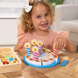 Wooden Birthday Cake Play Set H0