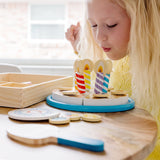 Wooden Birthday Cake Play Set H0