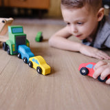 Wooden Car Carrier W2
