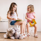 Wooden Chair Pair  - White O8